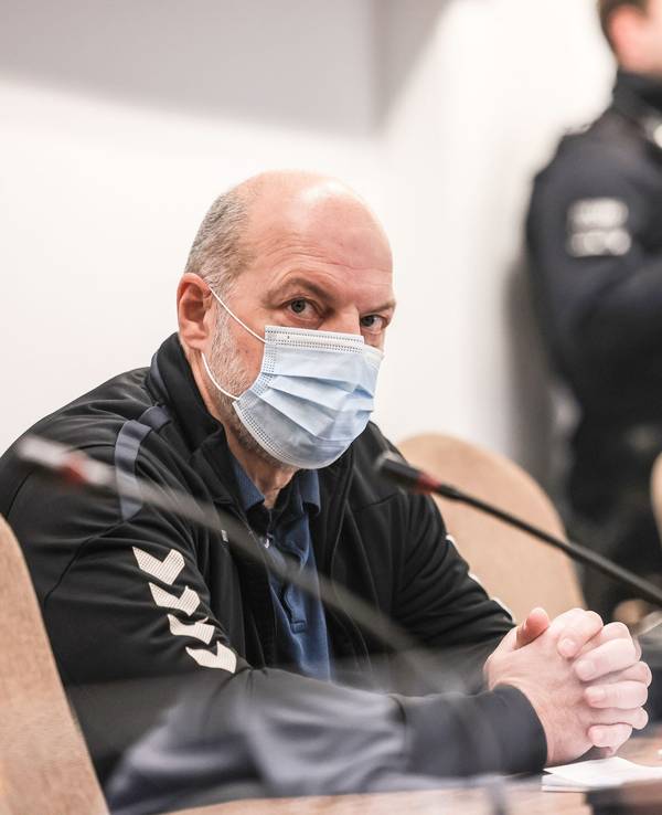 Thomas Drach beim damaligen Mammut-Prozess im Kölner Landgericht