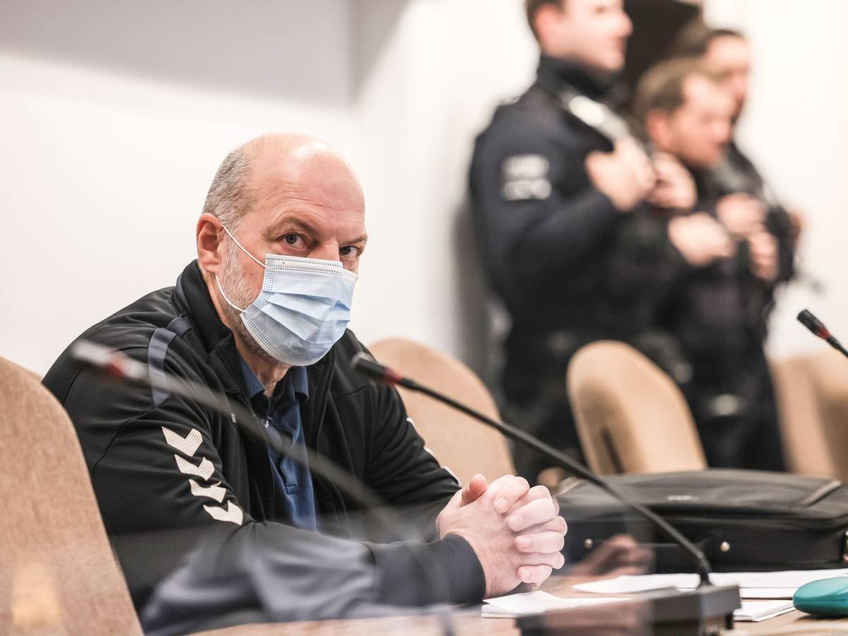 Thomas Drach beim damaligen Mammut-Prozess im Kölner Landgericht