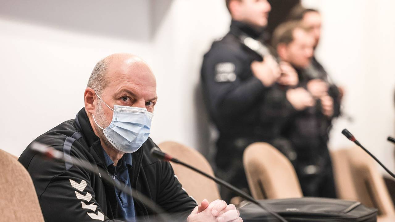 Thomas Drach beim damaligen Mammut-Prozess im Kölner Landgericht