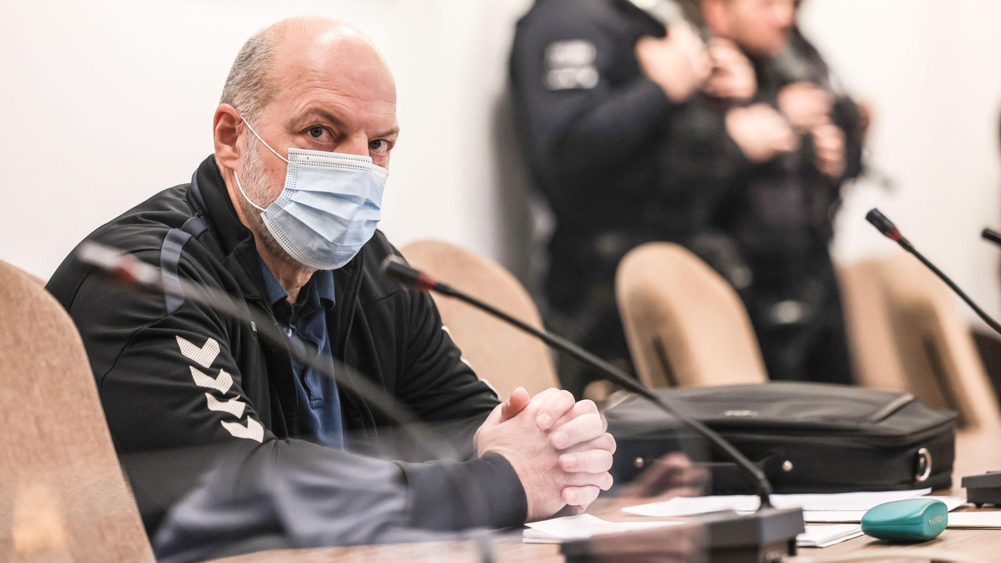 Thomas Drach beim damaligen Mammut-Prozess im Kölner Landgericht
