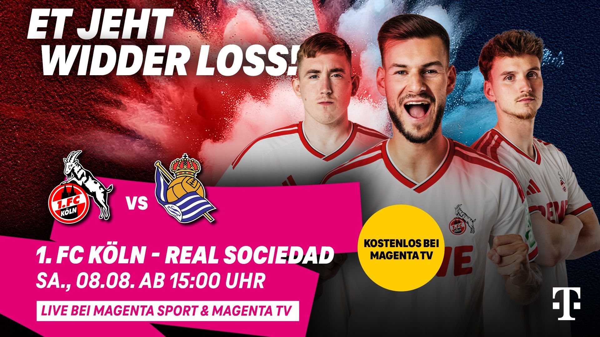 FC Köln gegen Real Sociedad im RheinEnergieSTADION.