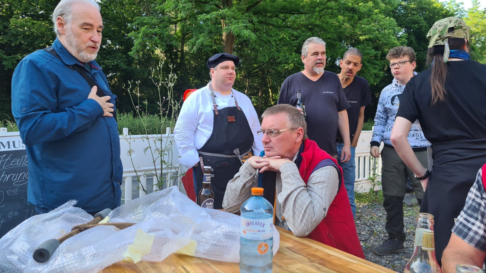 Robert Schwienbacher mit Vereinskollegen