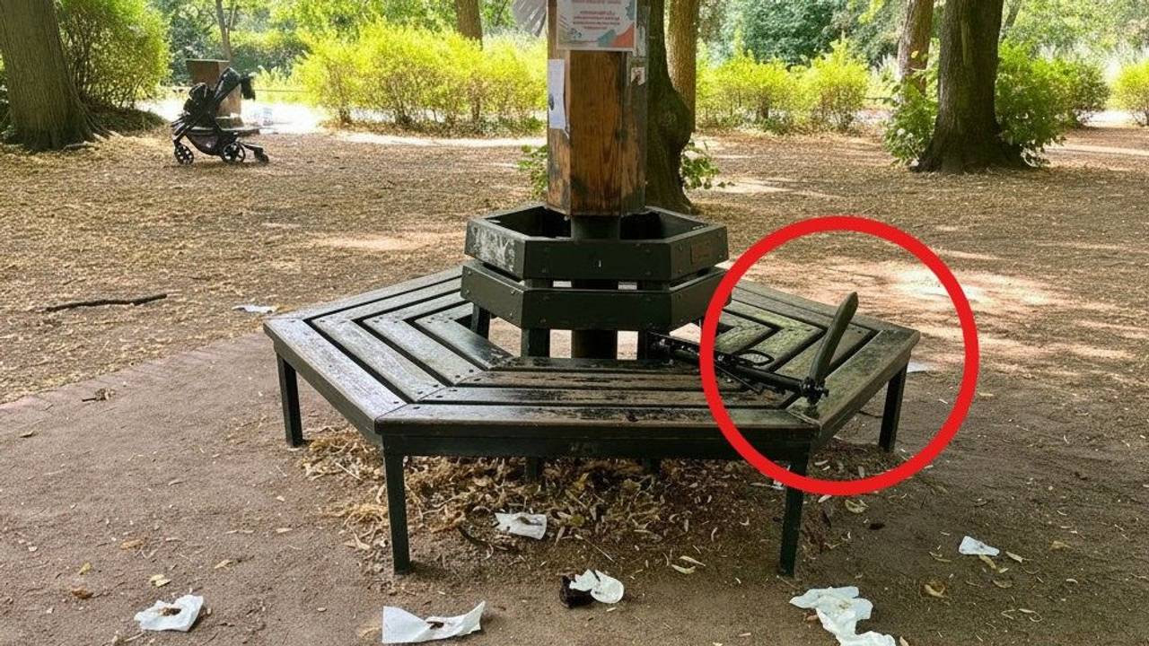 Der Spielplatz im Stadtwald in Köln-Lindenthal kurz nach dem Ekel-Vorfall.