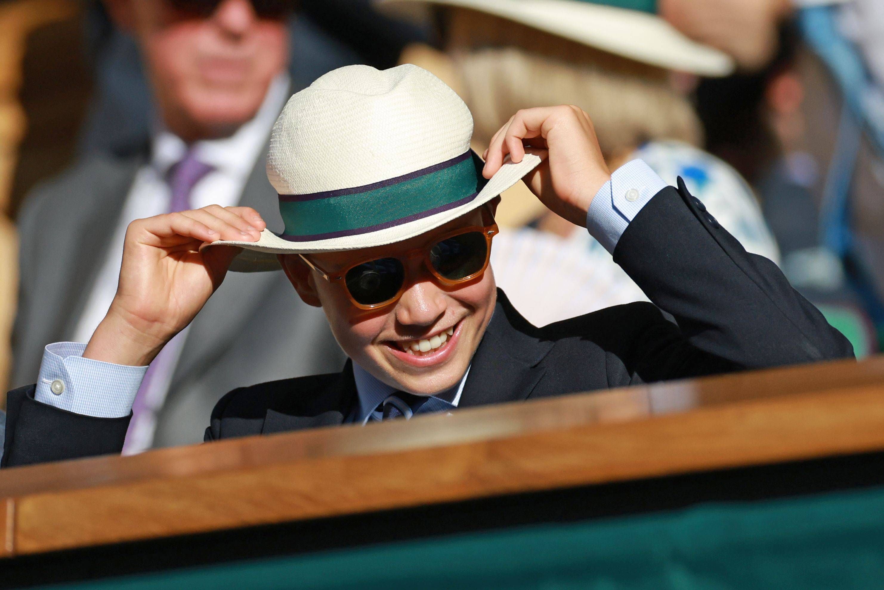 Hier ist Prinz George vor wenigen Tagen in der Royal Box beim Tennis-Turnier in Wimbledon zu sehen.