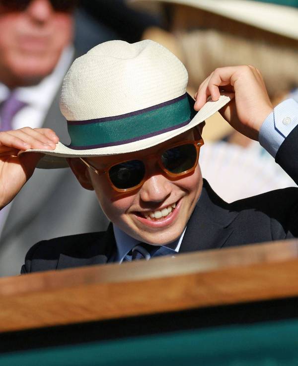 Hier ist Prinz George vor wenigen Tagen in der Royal Box beim Tennis-Turnier in Wimbledon zu sehen.