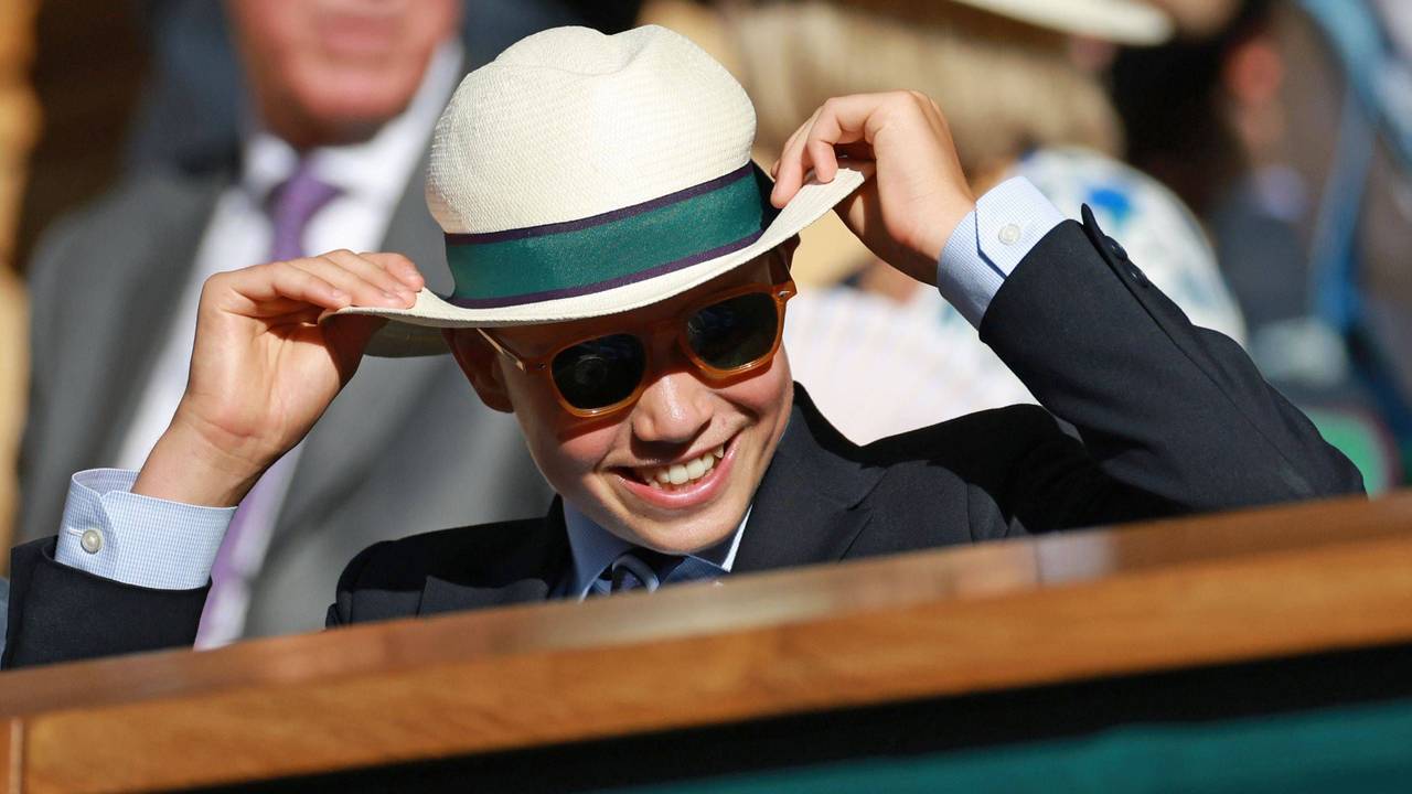 Hier ist Prinz George vor wenigen Tagen in der Royal Box beim Tennis-Turnier in Wimbledon zu sehen.