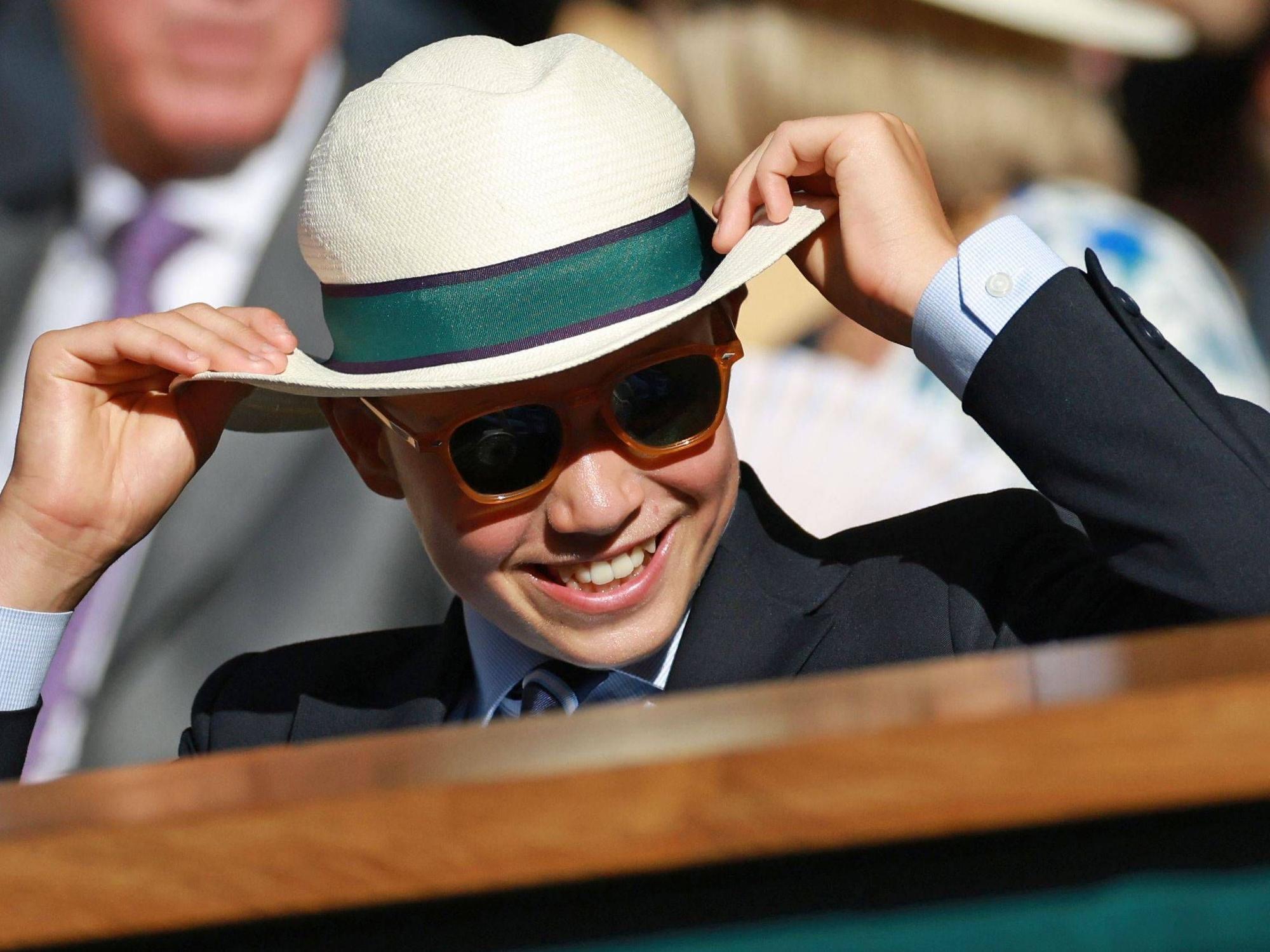 Hier ist Prinz George vor wenigen Tagen in der Royal Box beim Tennis-Turnier in Wimbledon zu sehen.