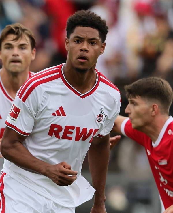 Für den 1. FC Köln im Testspiel auf dem Platz: Yannick Mausehund.