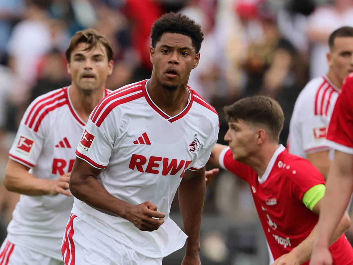 Für den 1. FC Köln im Testspiel auf dem Platz: Yannick Mausehund.