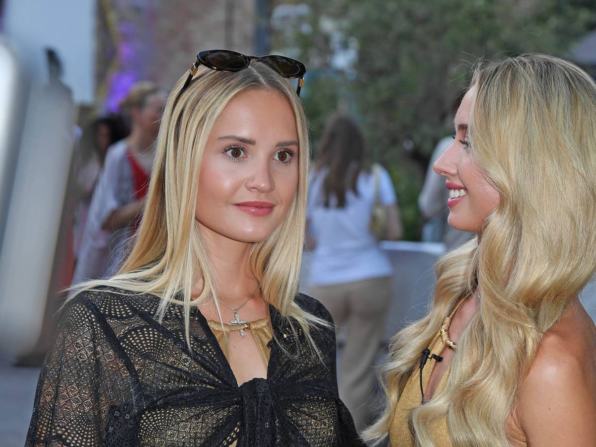 Davina Geiss (l.) und Shania Geiss.