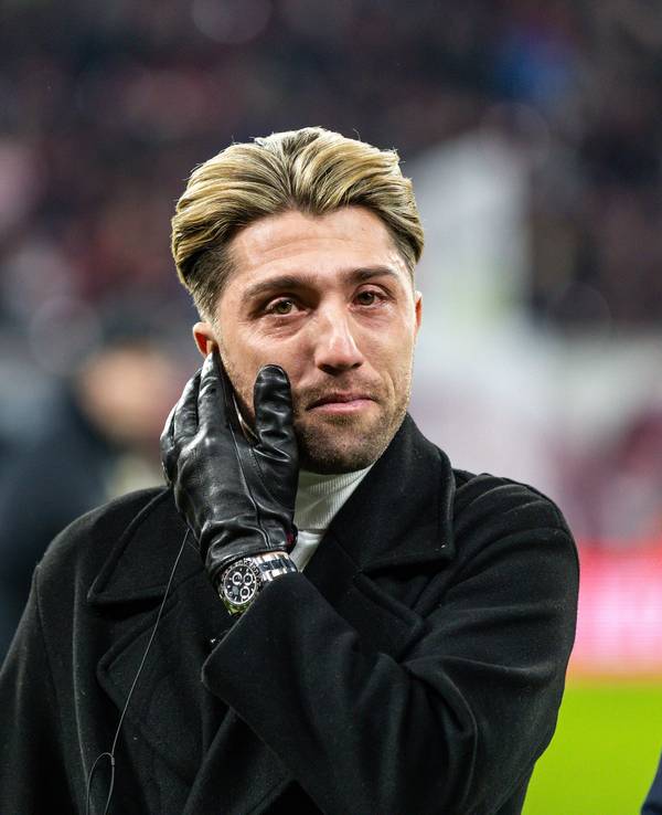 Kevin Kampl bei seiner Verabschiedung von RB Leipzig.