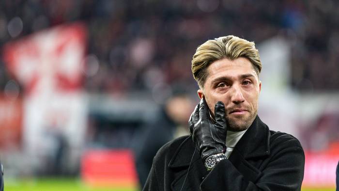 Kevin Kampl bei seiner Verabschiedung von RB Leipzig.