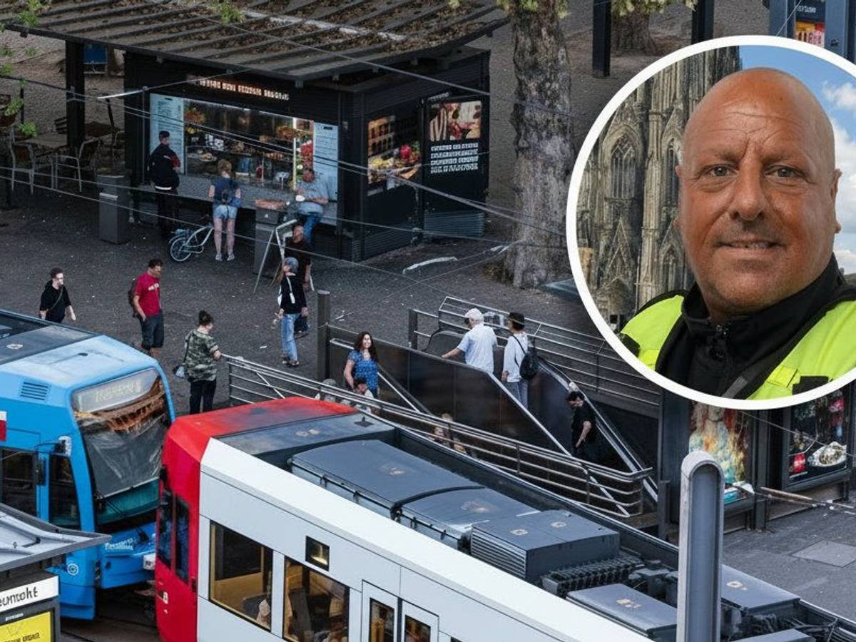 KVB-Mitarbeiter Marc Zons – am Neumarkt kam es zu einem heftigen Zwischenfall.