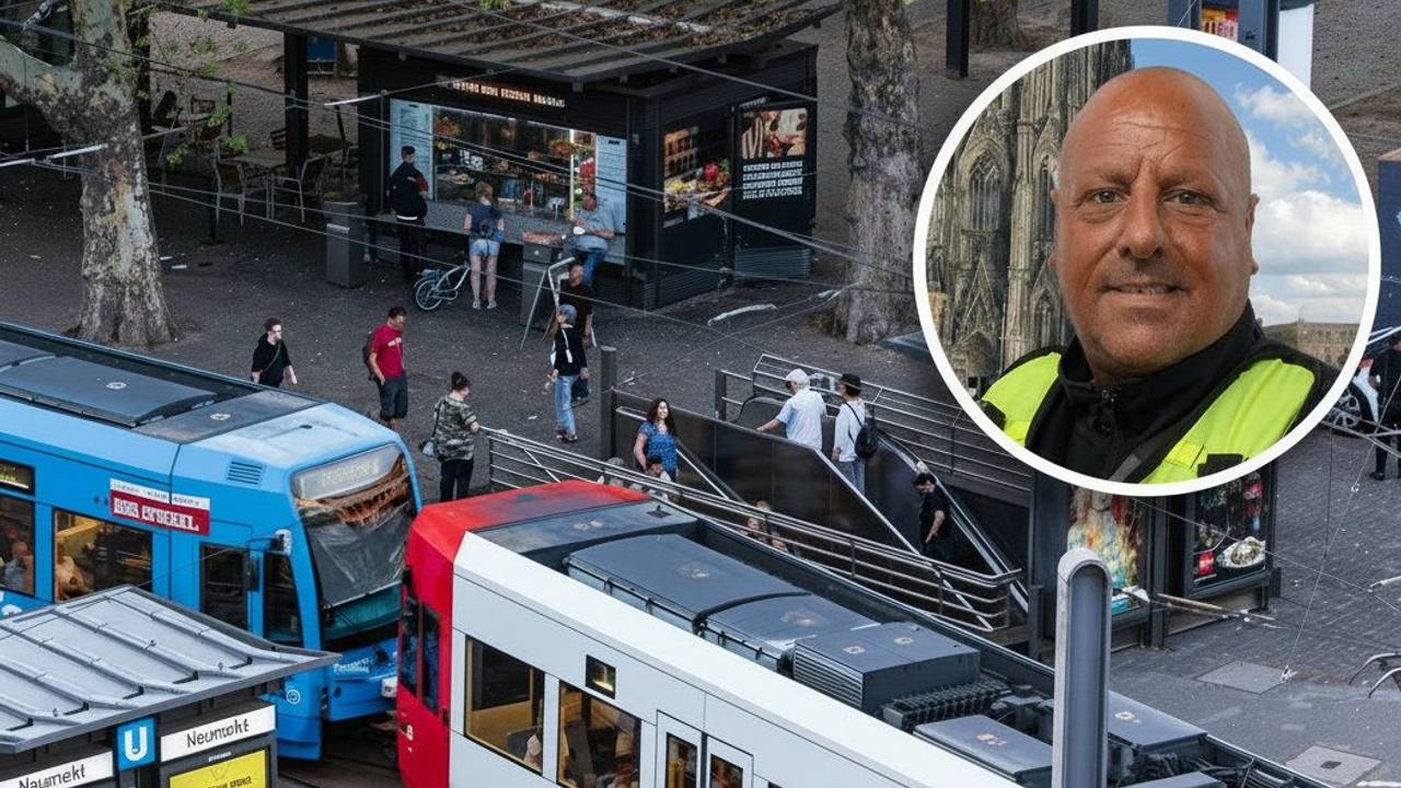 KVB-Mitarbeiter Marc Zons – am Neumarkt kam es zu einem heftigen Zwischenfall.