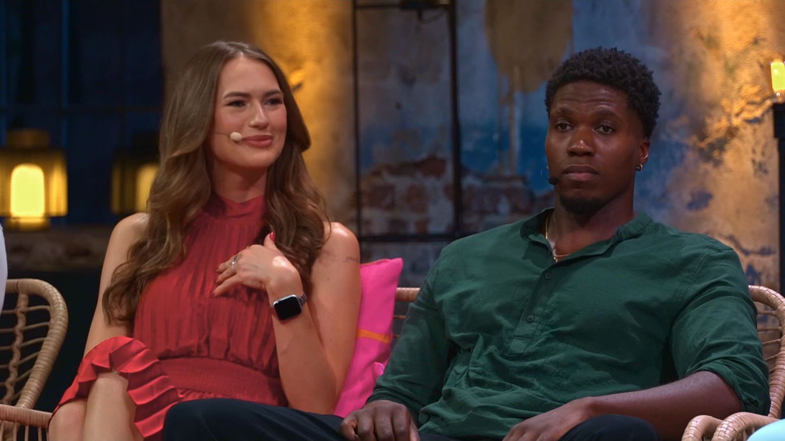 Im Frieden getrennt: Bianca und Joshi Josh (Bild: RTL)