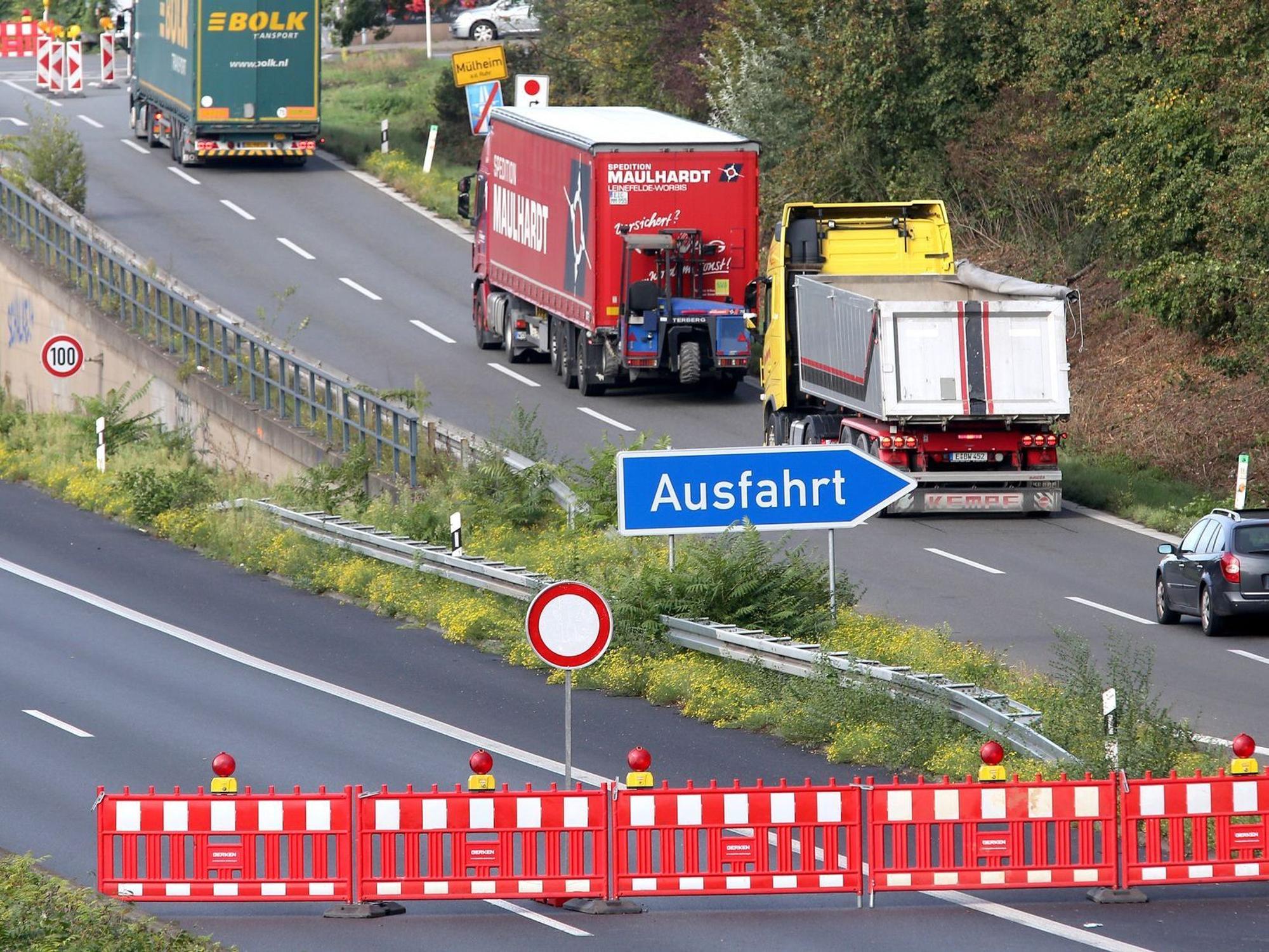 Autobahnsperrung