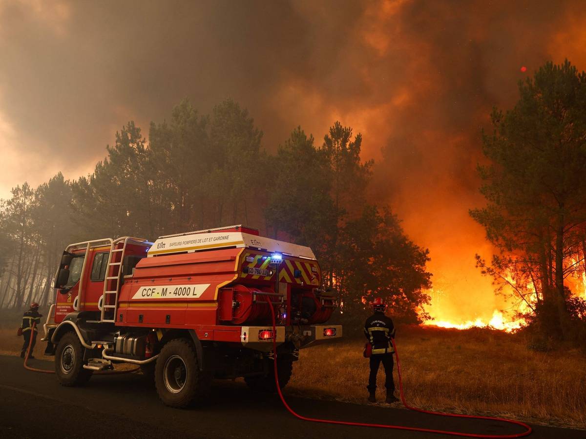 Brände in Frankreich
