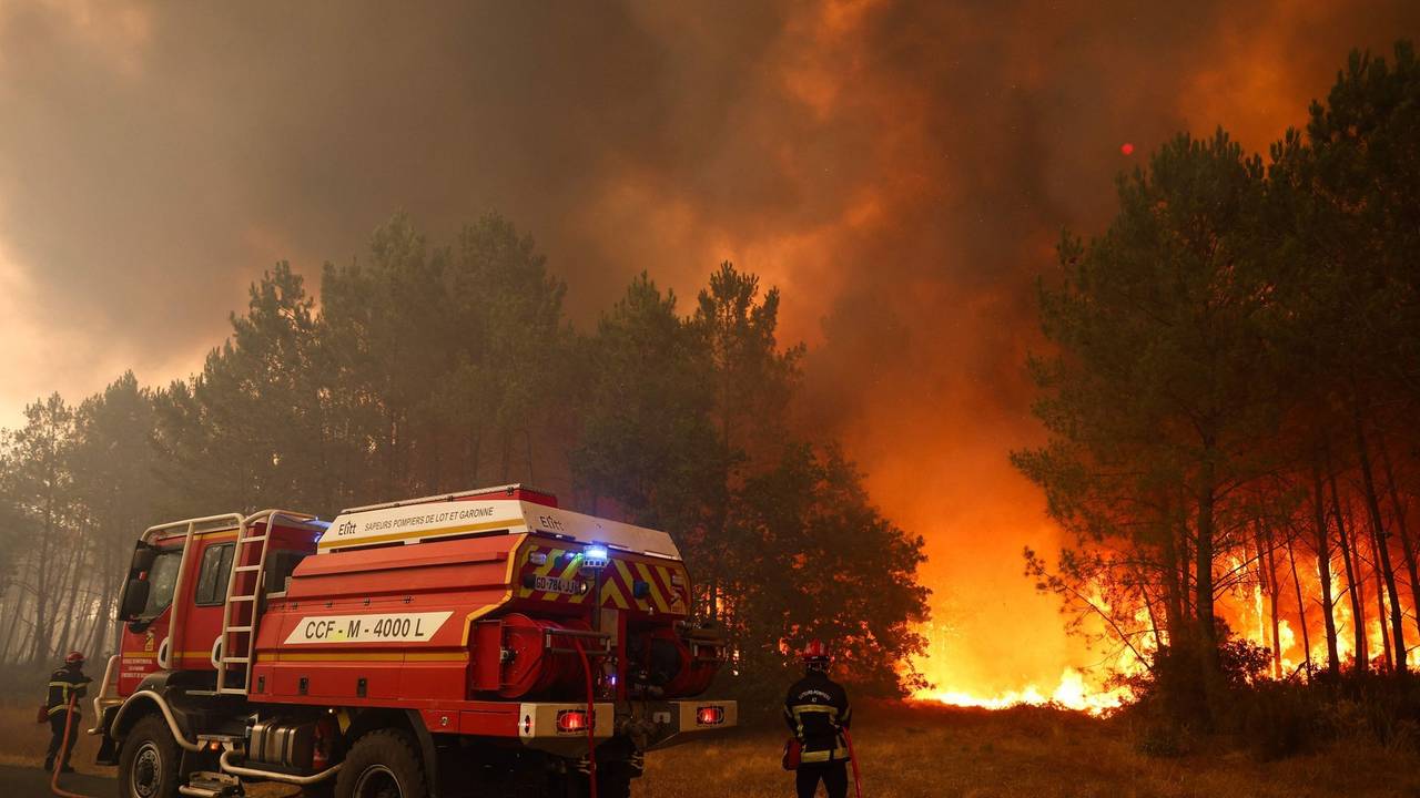 Brände in Frankreich