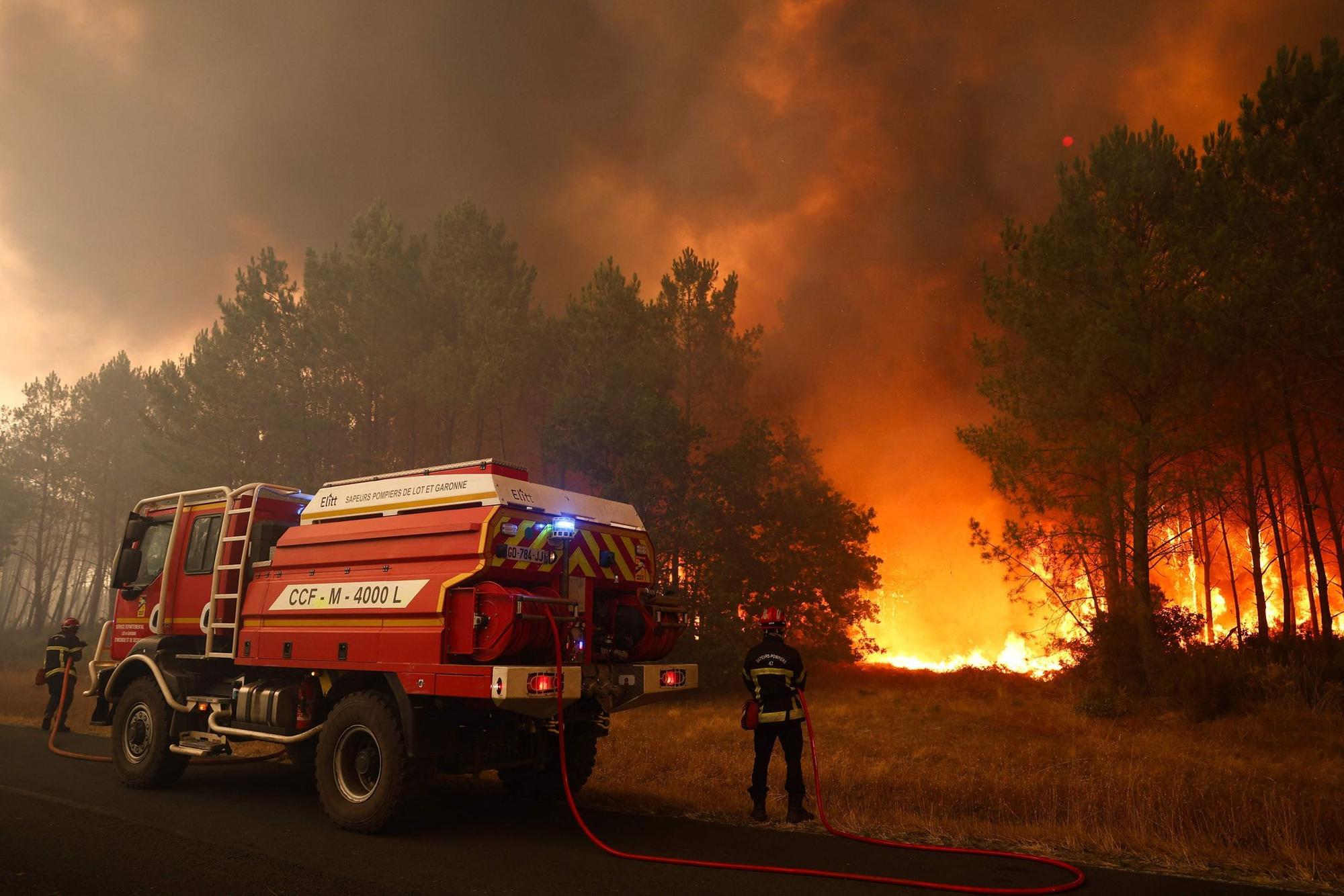 Brände in Frankreich