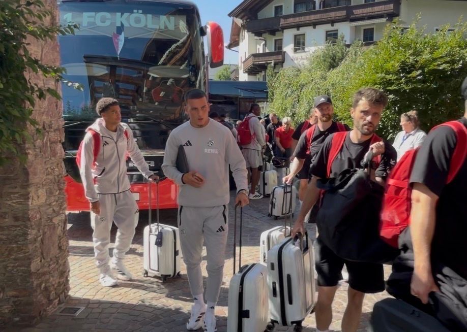 Der 1. FC Köln ist am Freitag (24. Juli) im Trainingslager in Österreich angekommen.