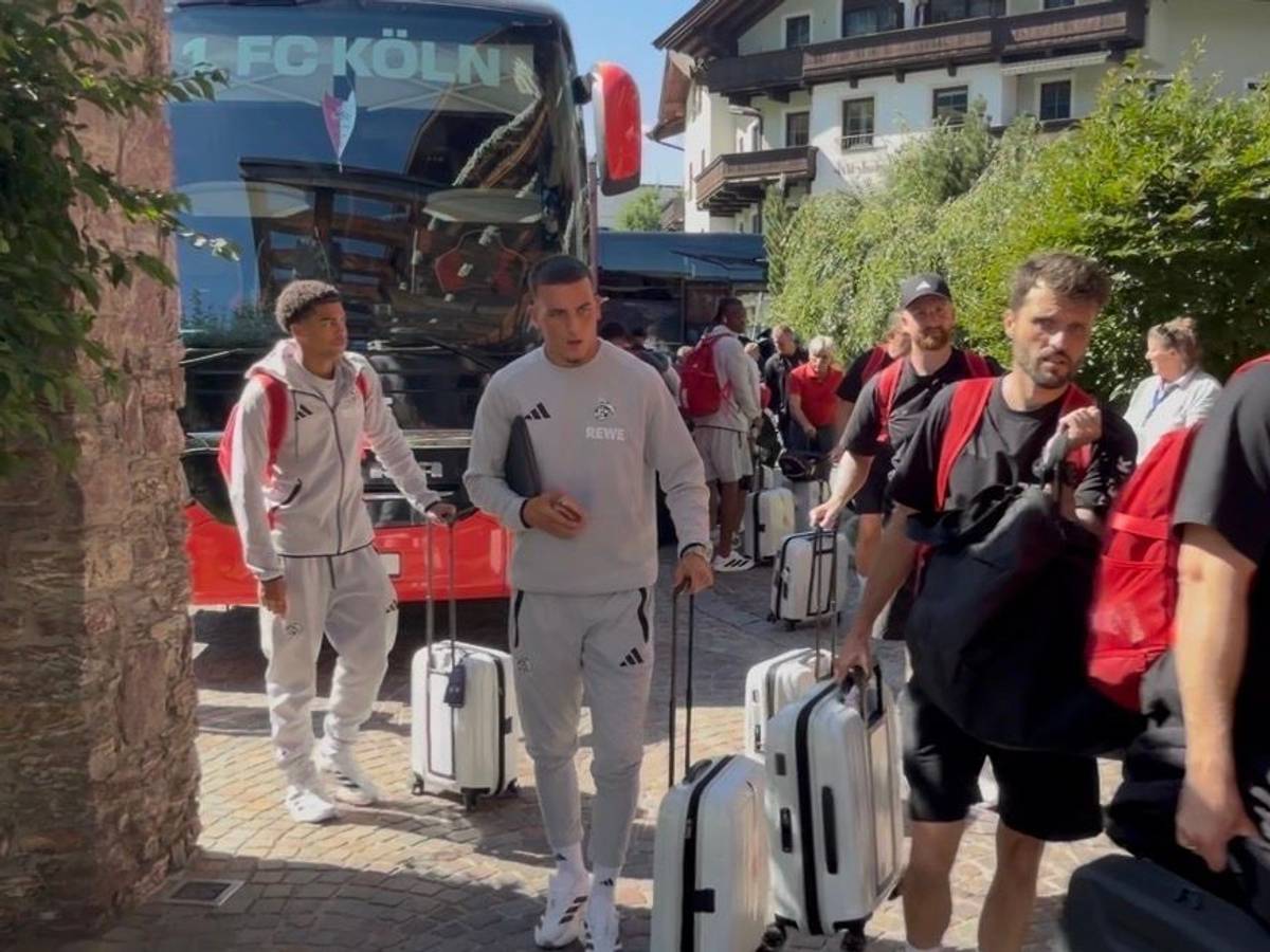 Der 1. FC Köln ist am Freitag (24. Juli) im Trainingslager in Österreich angekommen.