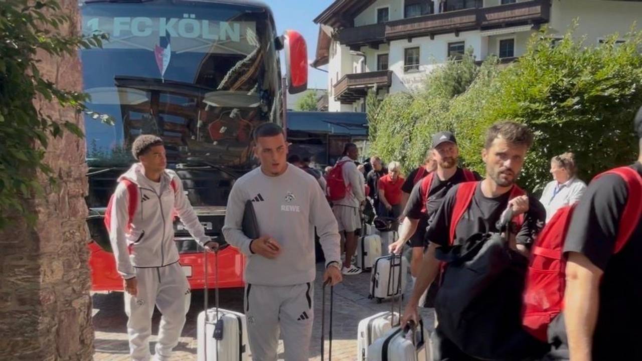 Der 1. FC Köln ist am Freitag (24. Juli) im Trainingslager in Österreich angekommen.