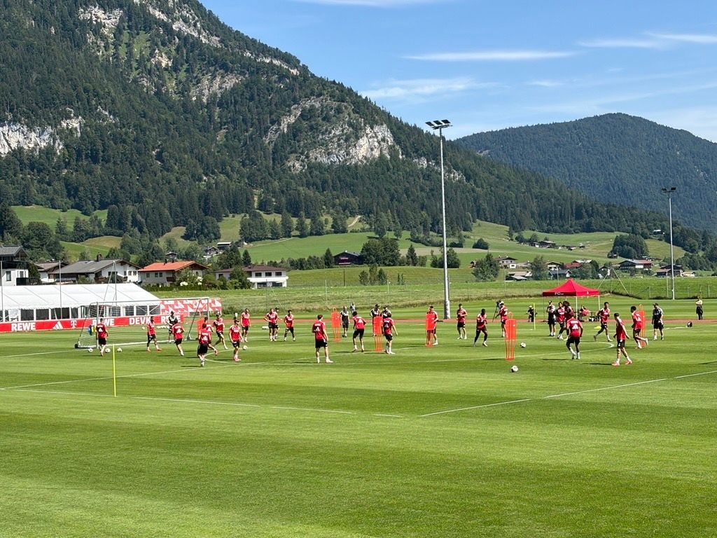 Der 1. FC Köln trainierte am Samstag (25. Juli) erstmals im Trainingslager in Österreich.