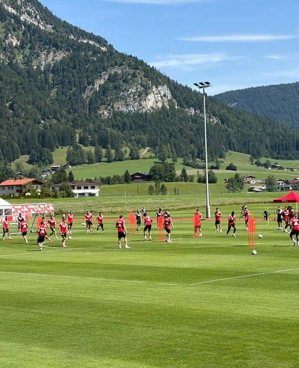 Der 1. FC Köln trainierte am Samstag (25. Juli) erstmals im Trainingslager in Österreich.