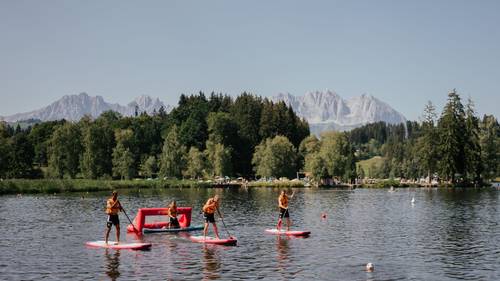 Die Kulisse im Trainingslager ist absolut traumhaft.