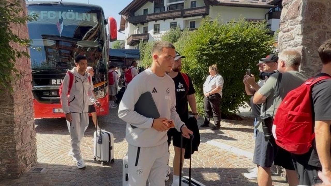 Said El Mala bei der Ankunft in Kitzbühel.