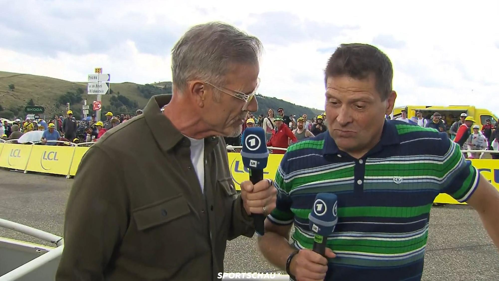 Interview von Michael Antwerpes mit Jan Ullrich in der ARD.