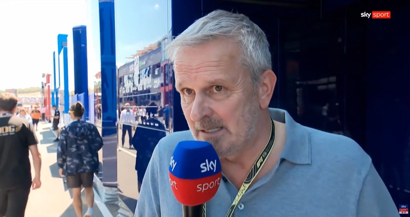 Dietmar Hamann am Rande der Formel 1.