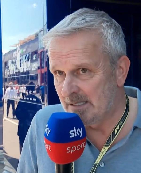 Dietmar Hamann am Rande der Formel 1.