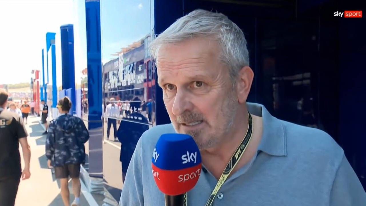 Dietmar Hamann am Rande der Formel 1.