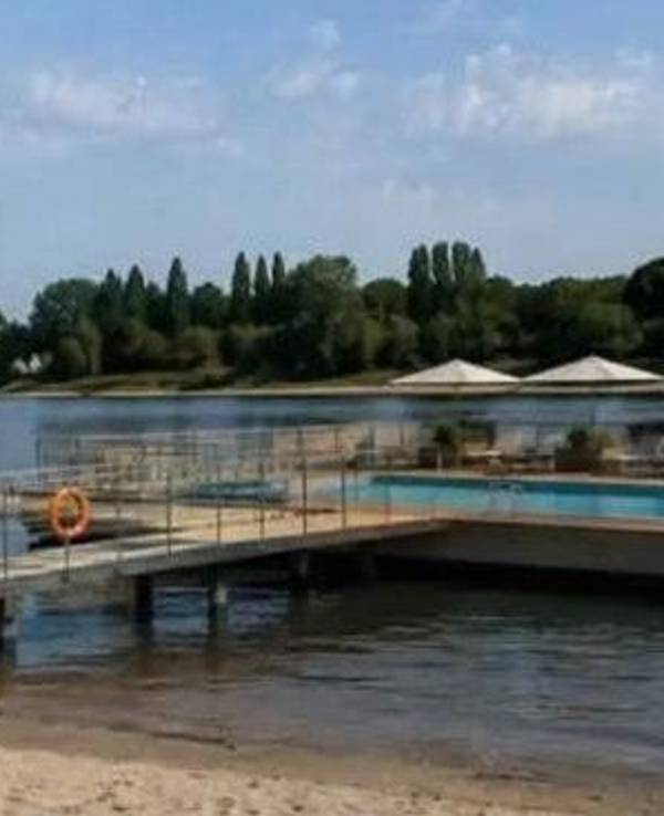 So könnte ein kleines Rheinbad in Köln-Rodenkirchen aussehen.