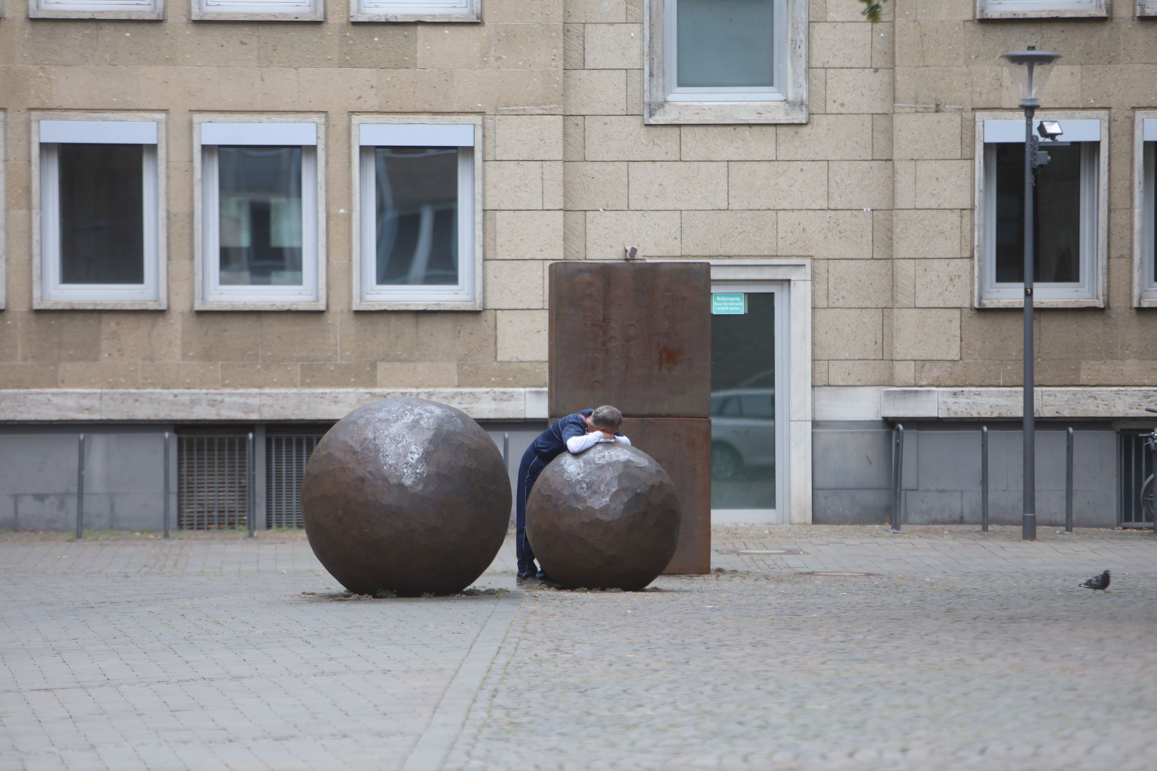 Drogenabhängiger in der Nähe von St. Andreas.