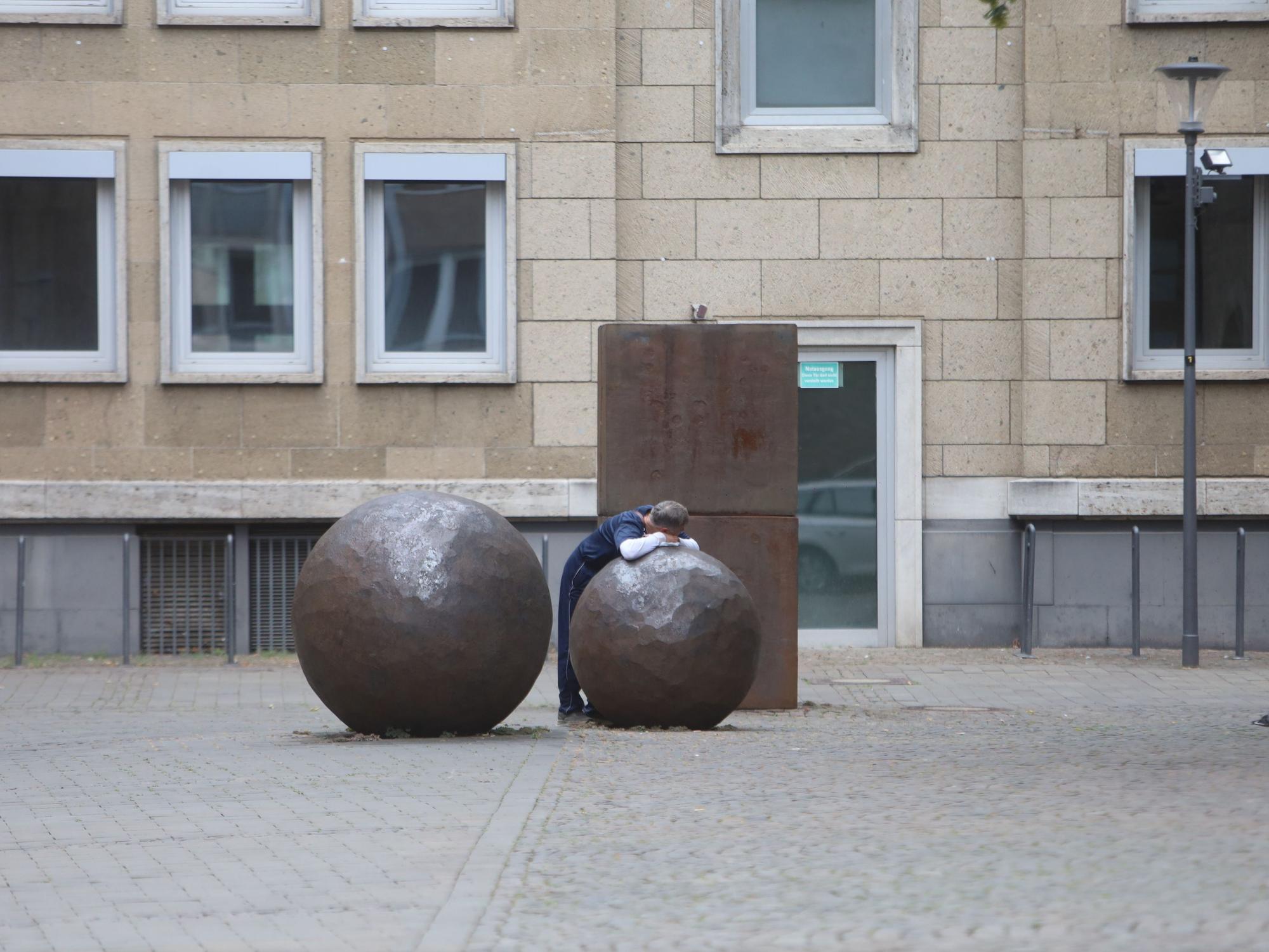 Drogenabhängiger in der Nähe von St. Andreas.