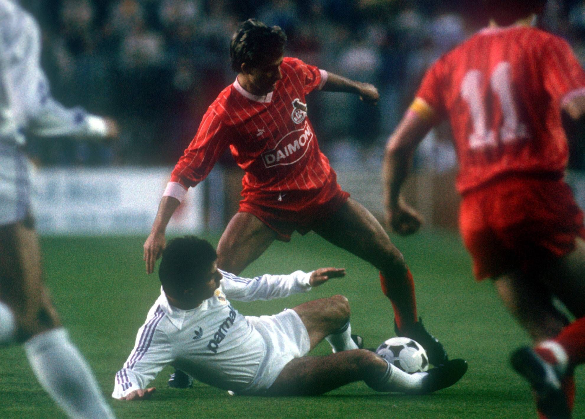 Pierre Littbarski spielte 1986 mit dem FC gegen Real Madrid im Finale des Uefa-Cups.