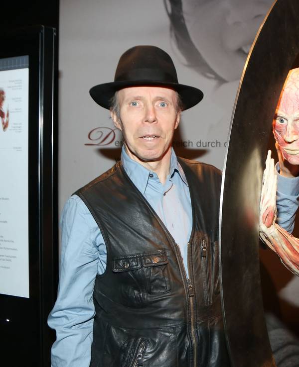 Plastinator Dr. Gunther von Hagens im Jahr 2014 in einer seiner Körperwelten-Ausstellung.