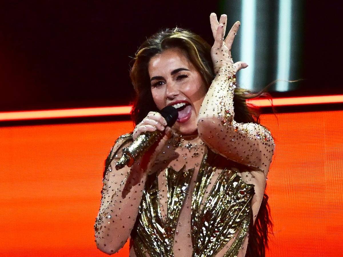 Sarah Engels war beim ESC 2026 nicht sonderlich erfolgreich, konnte ihren Auftritt aber trotzdem genießen. (Bild: 2026 Getty Images/Christian Bruna)