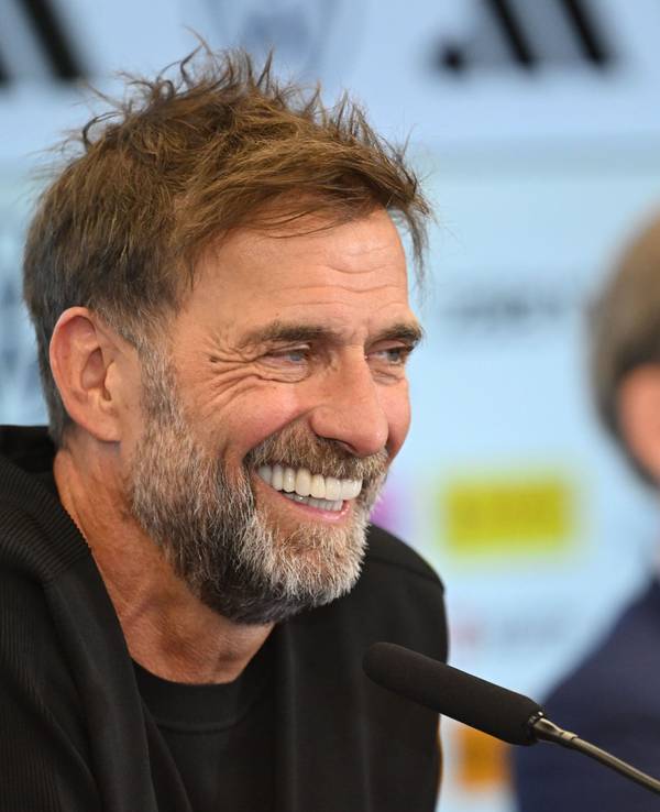Pressekonferenz mit Jürgen Klopp.
