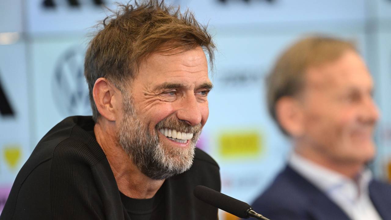 Pressekonferenz mit Jürgen Klopp.