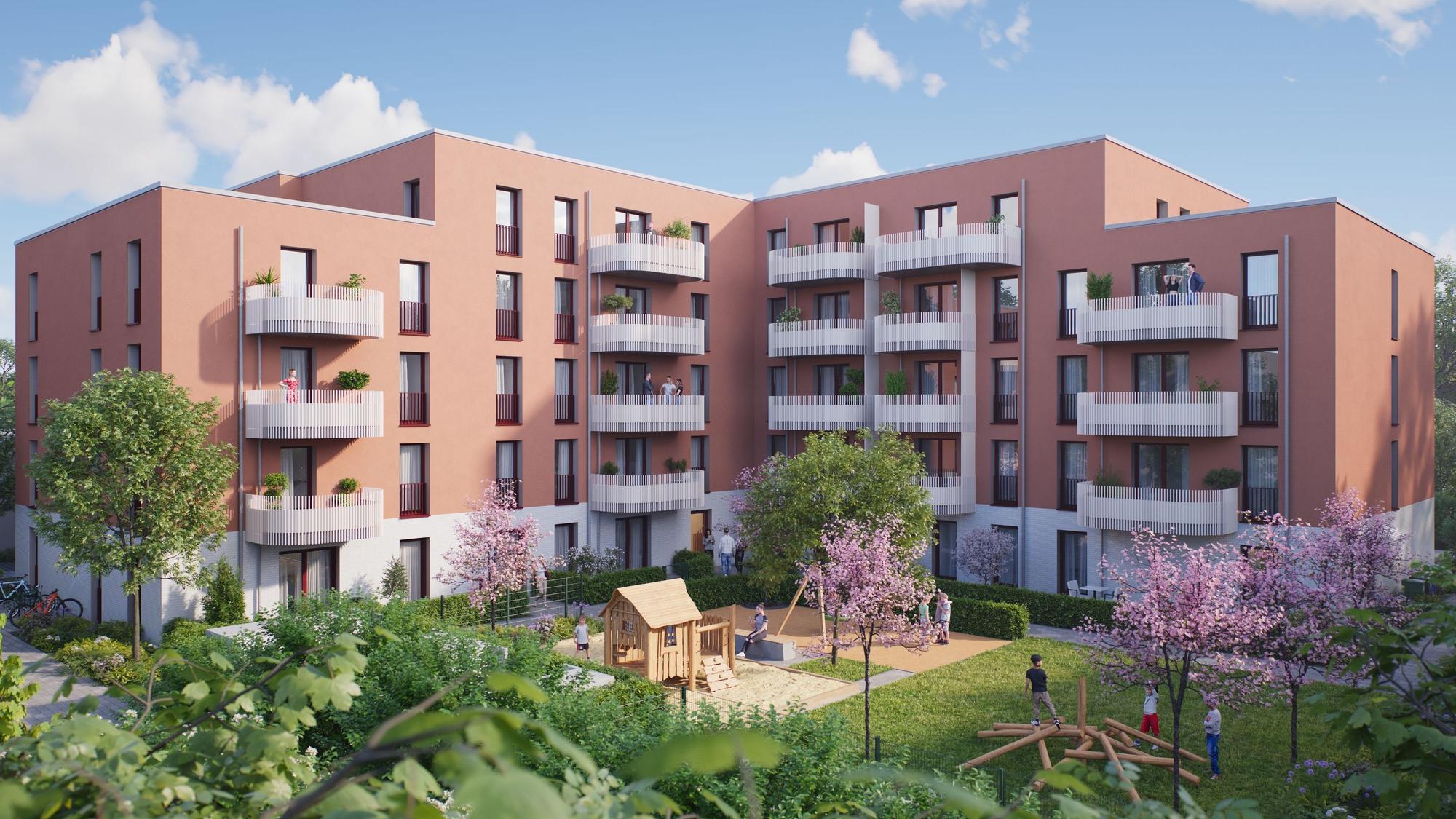 So soll der Neubau auf dem ehemaligen Tankstellengelände in Köln-Zollstock aussehen.