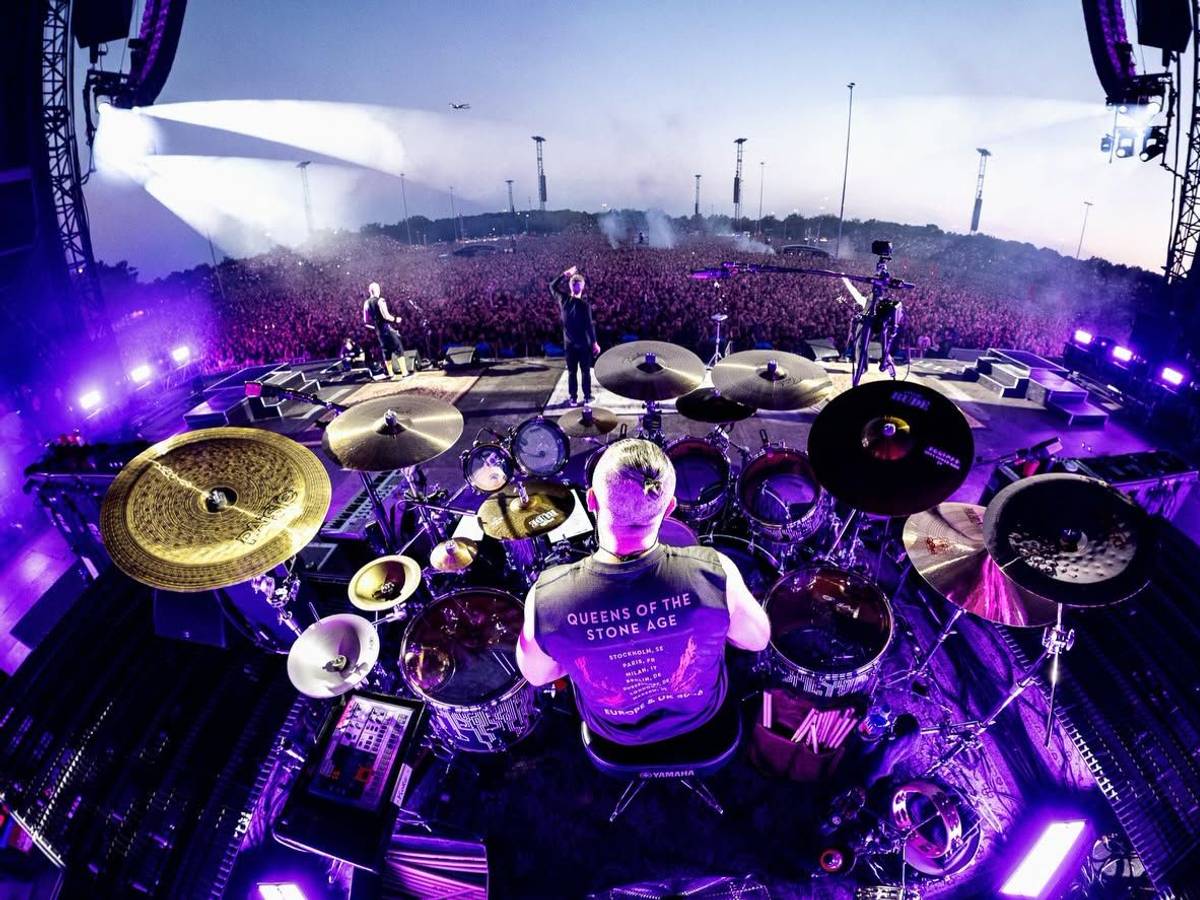 Die Band System of a Down beim Auftritt in Düsseldorf.
