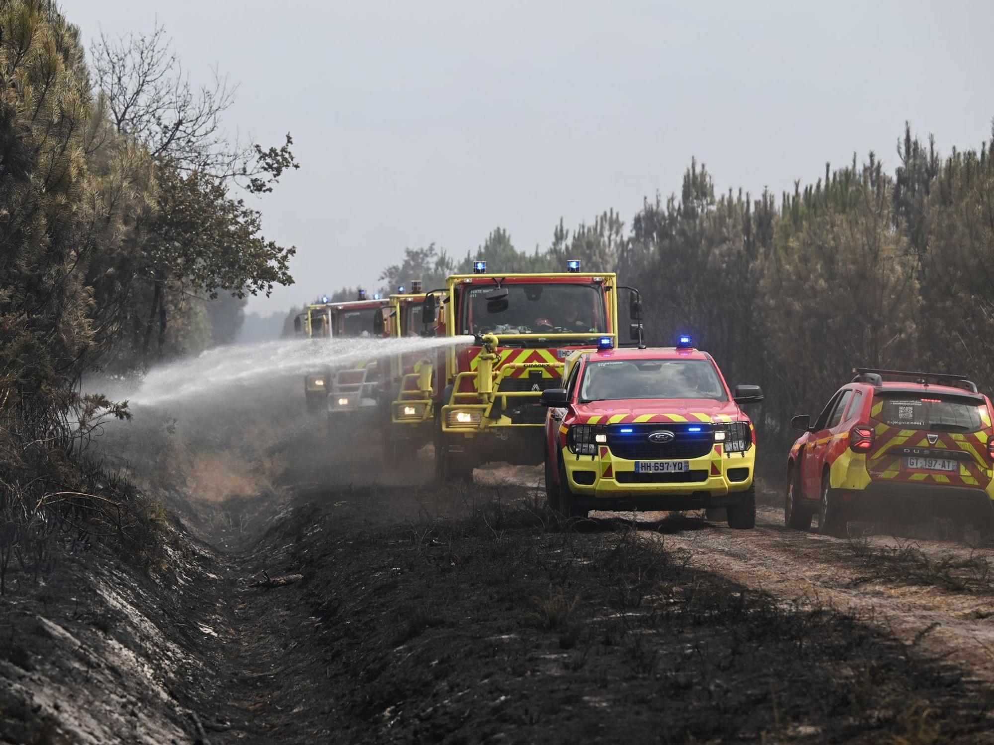 Waldbrände in Frankreich