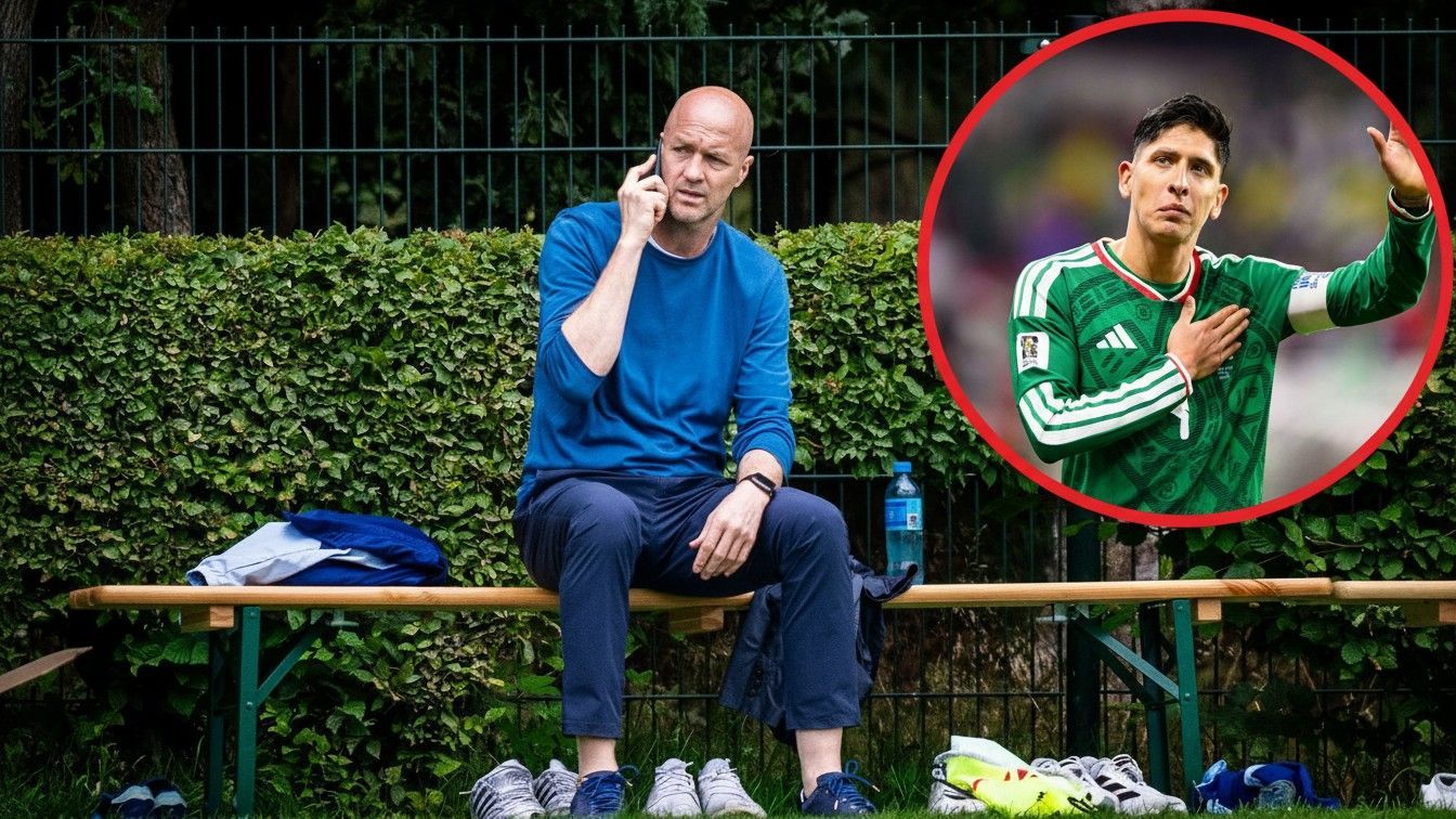 Fotomontage mit Jordi Cruyff und Edson Álvarez.