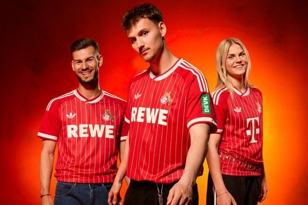 Präsentation des Auswärtstrikots 26/27 des 1. FC Köln.