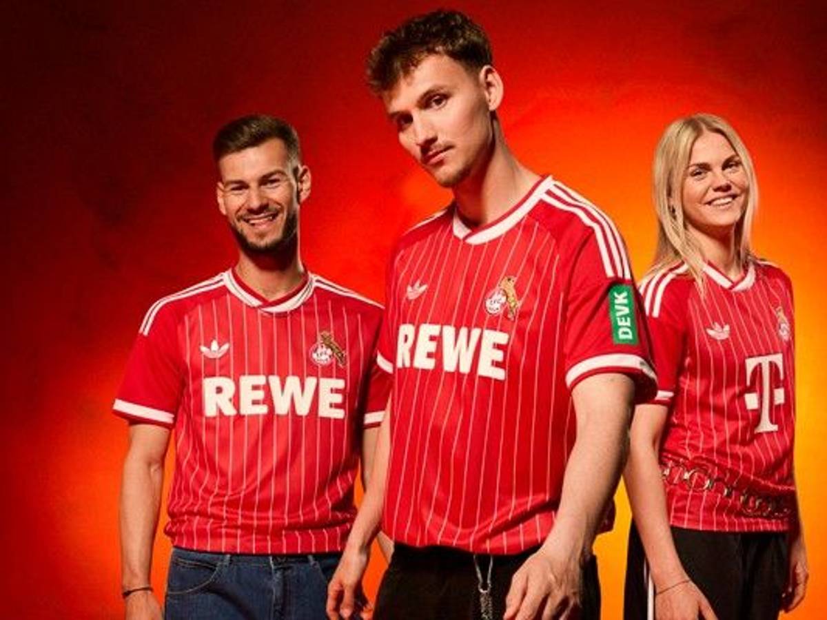 Präsentation des Auswärtstrikots 26/27 des 1. FC Köln.