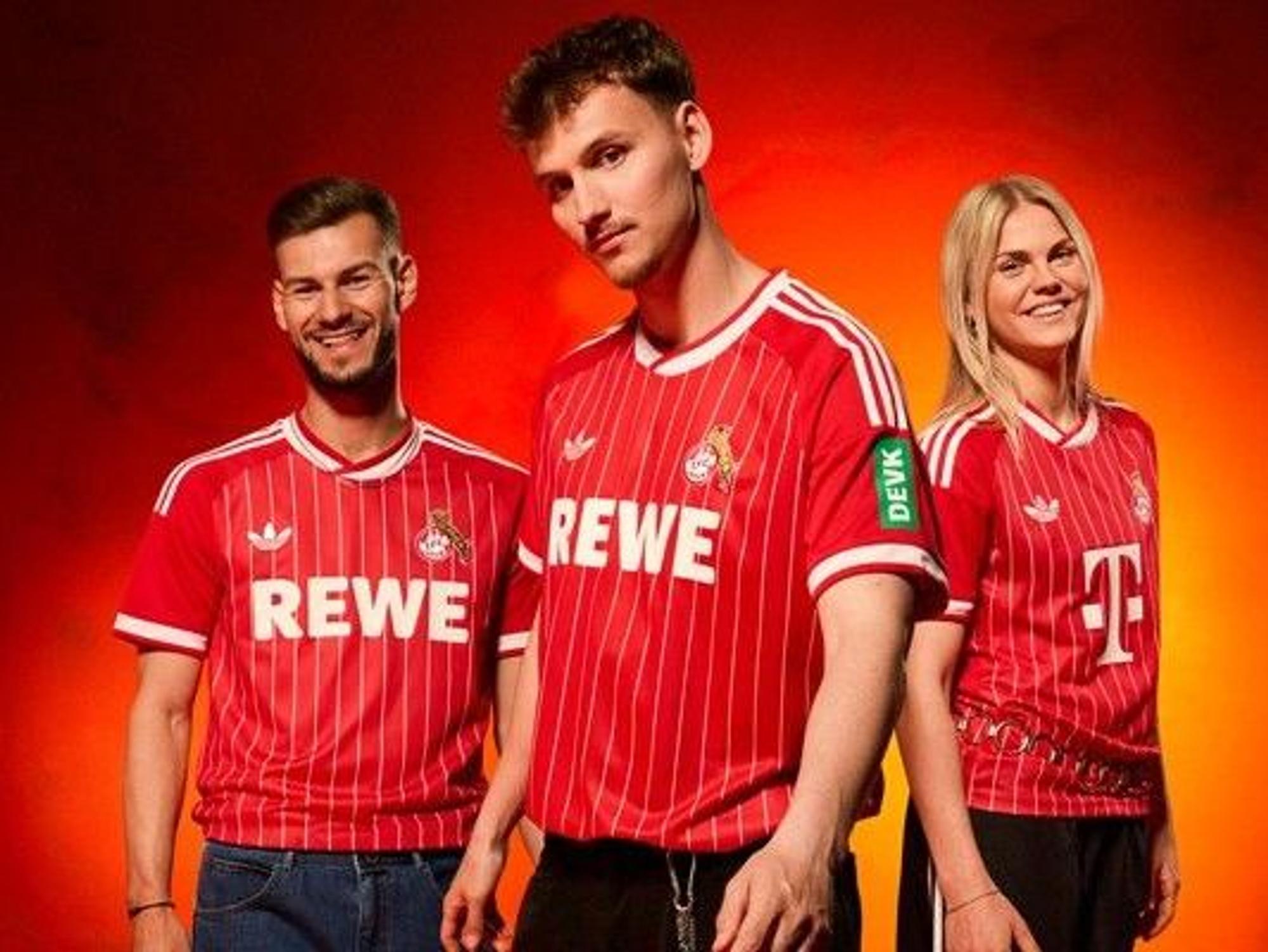 Präsentation des Auswärtstrikots 26/27 des 1. FC Köln.
