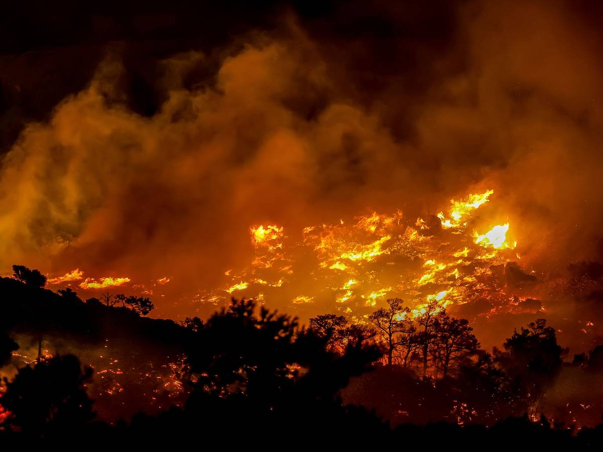 Ein Waldbrand auf der griechischen Insel Kreta. (Archivbild)